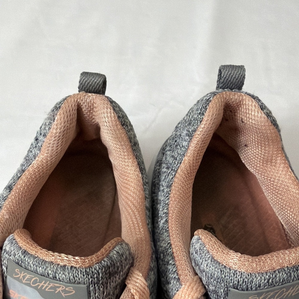 Skechers Womens Flex Appeal 3.0 13077 Gray‎ Running Shoes Sneakers Size 8.5 - Picture 10 of 16